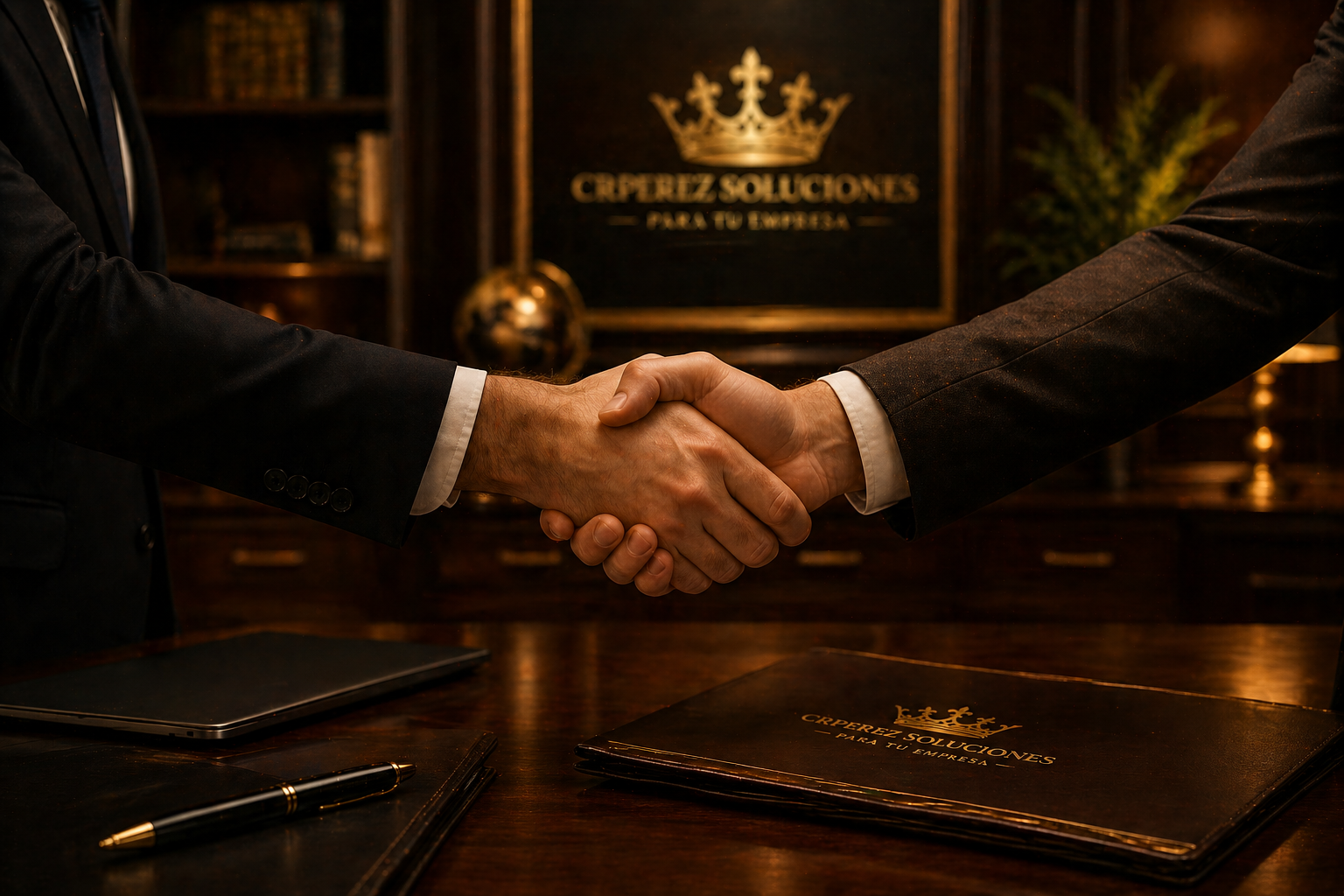 Contacto profesional y colaboración empresarial